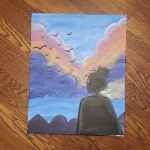 Painting - sunset